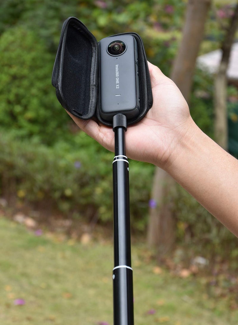 Waterproof Protective Carrying Case for Insta360 ONE X / X2 - Comprehensive Organizer for Your Action Camera and Accessories, Ensuring Maximum Protection and Convenience.