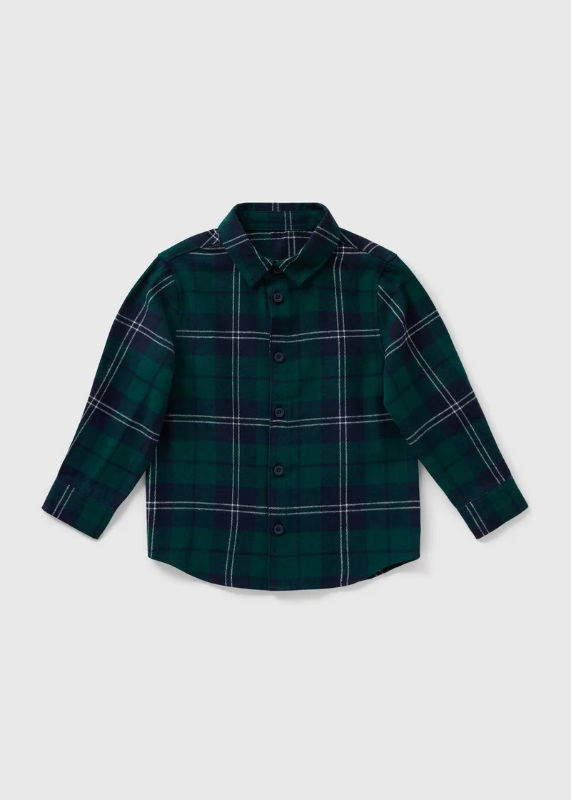 ماتلان Boys Green Check Shirt
