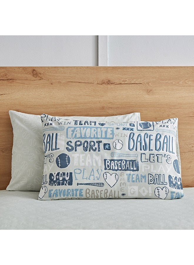 Home Box Arcade Win Win Kapas 2-Piece Cotton Pillow Cover Set - 50x75 cm  - Image 2