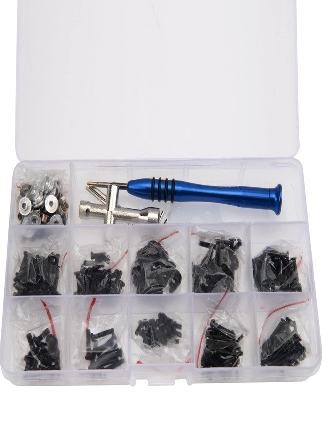 Vgoohobby 357Pcs Universal M2 M2.5 M3 RC Screws Kit Screw Fasteners Gasket Repair Tool Set Compatible with MN D90 D91 MN99S WPL C14 C24 B24 B36 1/12 1/16 RC Car - Image 5