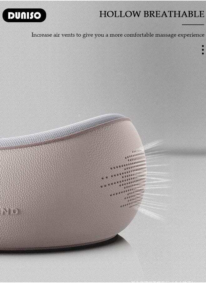 DUNISO - Massage Face Pillow, Ergonomic Memory Office Nap Pillow, High Rebound Face Down Pillow for Sleeping, Face Rest Neck Head Cushion for Spa Salon Travel - Image 1