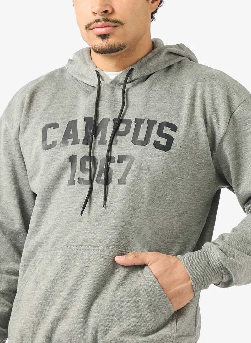 Seventy Five  Graphic Print Hoodie for Men | Best Price UAE