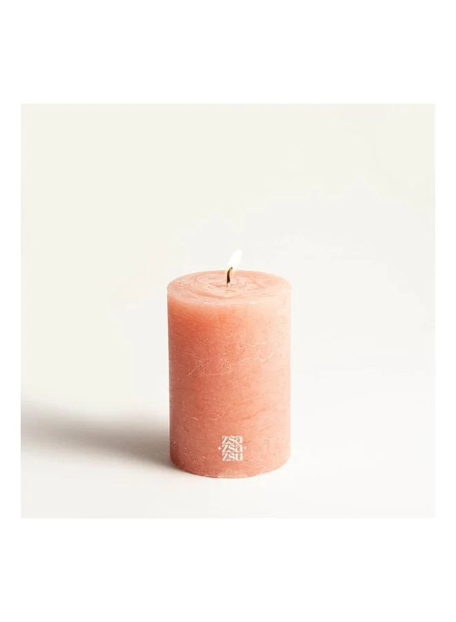 Zsa Zsa Zsu Deurne Rose Dry Paraffin Candle 9x9x13 cm.