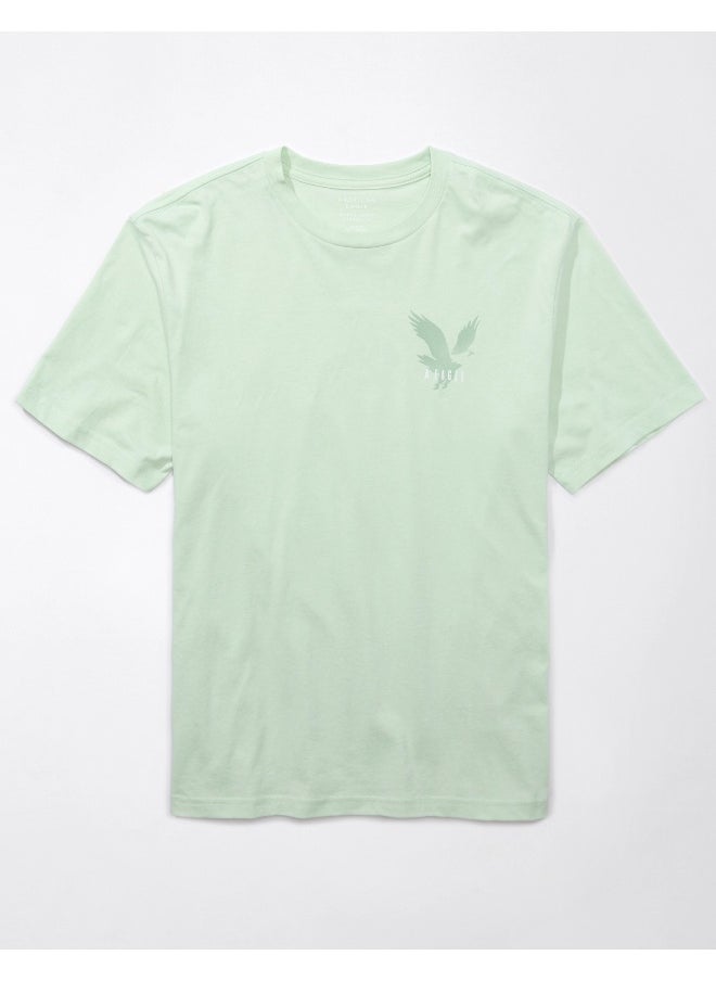 American Eagle - تي شيرت بشعار AE - Image 1