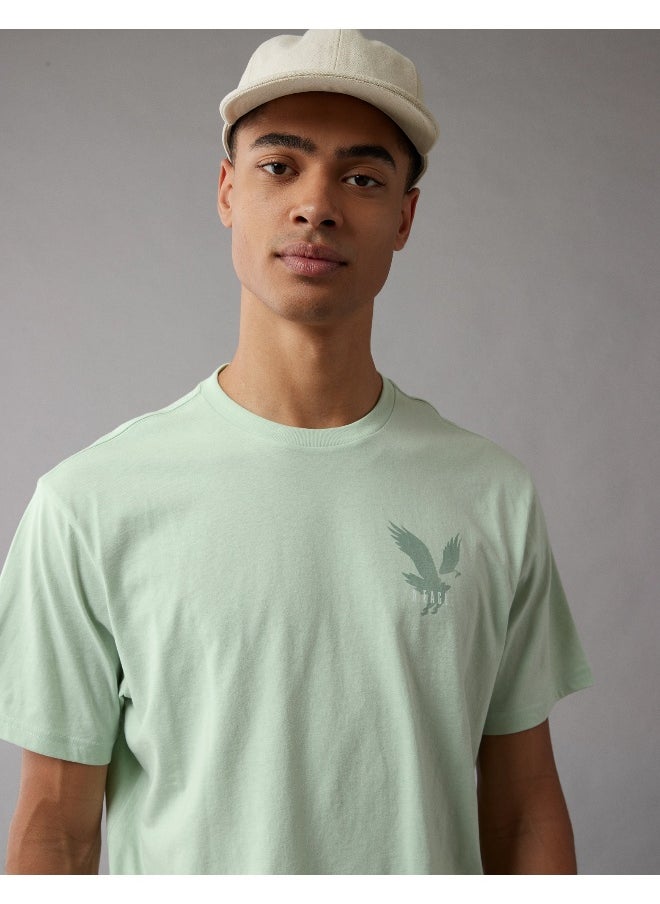 American Eagle - تي شيرت بشعار AE - Image 1