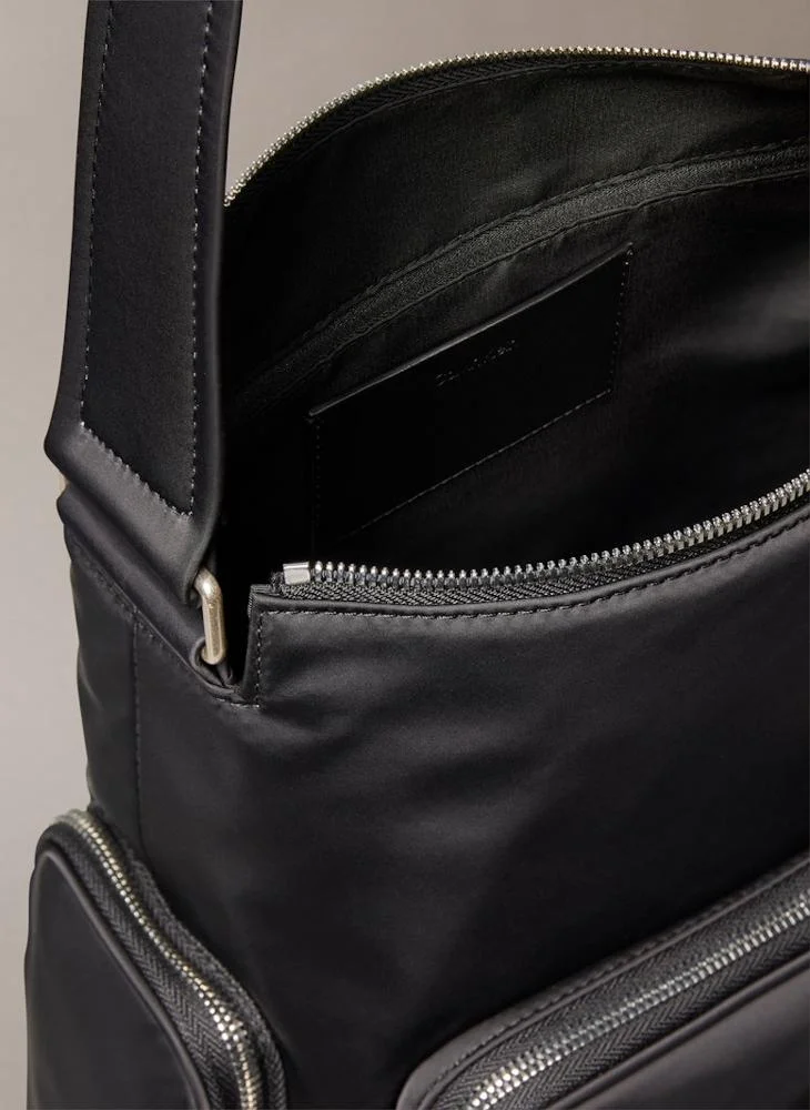 CALVIN KLEIN Casual Pocket Nylon Satchel