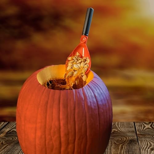 Pumpkin Masters Pumpkin Carving Kit, Halloween Carving Kit, Includes 3 Saws, 1 Scoop, 1 Poker, 1 Pattern book with 10 Patterns - Image 3
