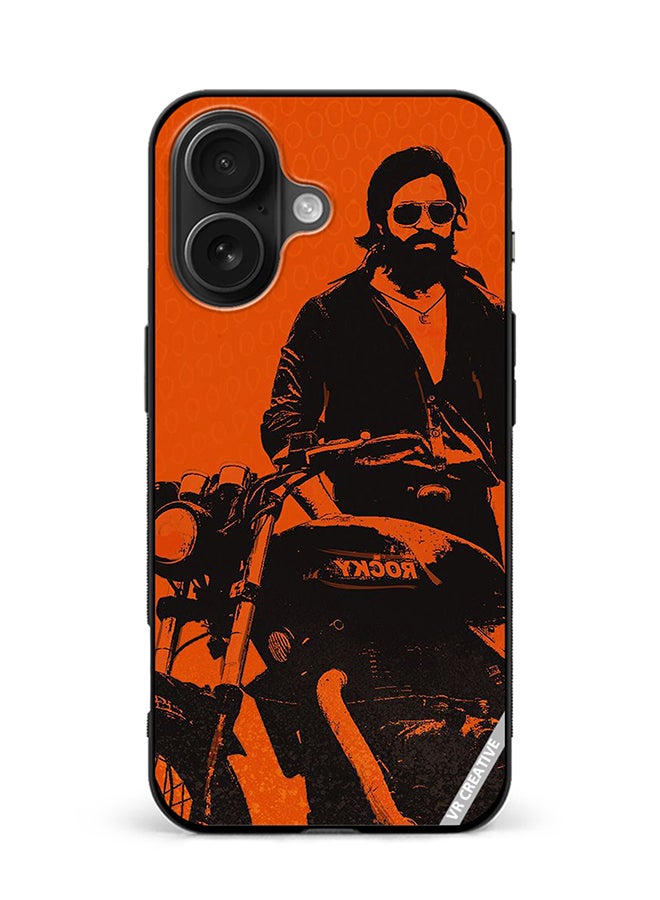 VR CREATIVE Protective Case Cover For Apple iPhone 16 Plus Bollywood Actor Yash Design Multicolour