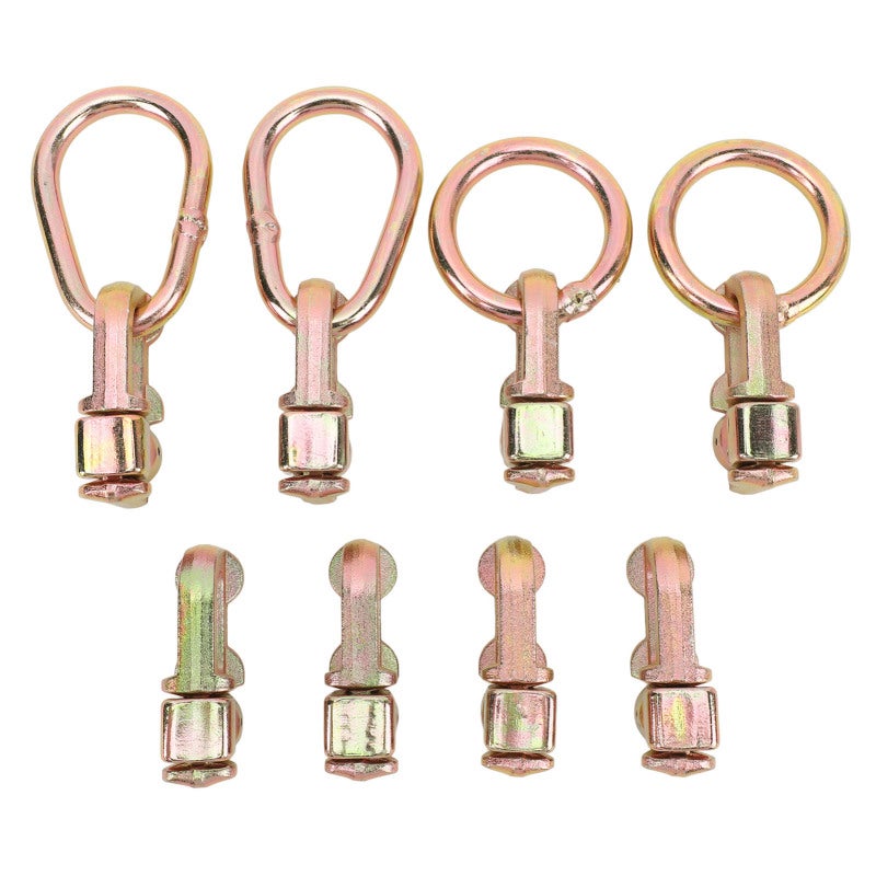 L Track Stud Fittings: Premium Carbon Steel, Erosion Resistant - Easy To Install L Track Fittings for Cargo Securing in Trucks, Trailers, Vans, Outdoor Camping - Image 1