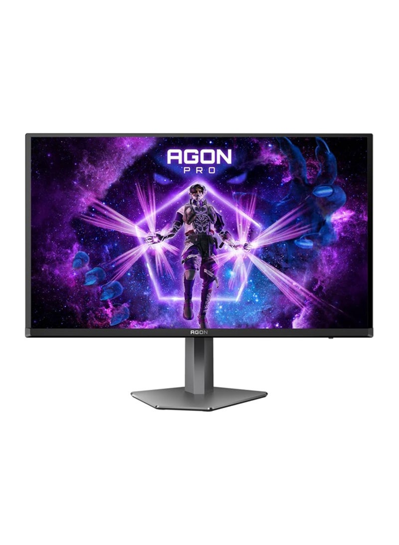 اي او سي AG276QKD، شاشة ألعاب OLED بحجم 27 بوصة، دقة كواد HD 2560×1440، 480 هرتز، 0.03 مللي ثانية GTG، HDR TrueBlack400، HDMI 2.1، Display Port 1.4، محور USB، مزامنة متكيفة، قاعدة قابلة للتعديل في الارتفاع، دوران، ميل - Image 2