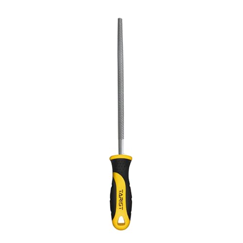 TARIST 8 inch Round Metal File, Professional Carbon Steel rat tail file, Tool Sharpener for Professionals and DIY (8 inch) - Image 1