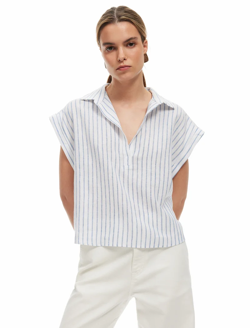 كوتون Crop Blouse