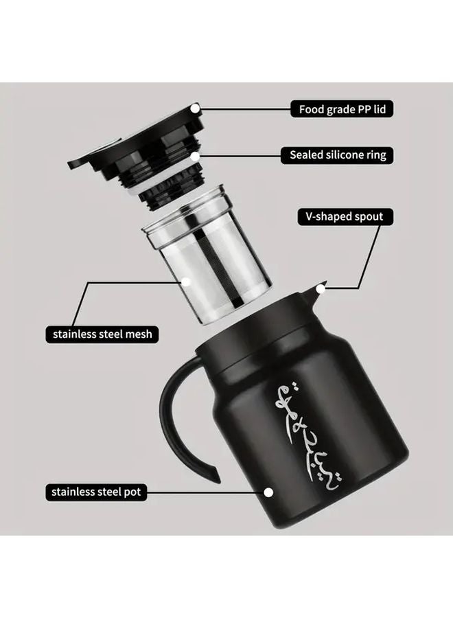 Stainless Steel Vacuum Insulated Coffee Carafe Set With 2 Double Walled Cups 33 81oz - Image 4