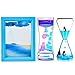 FKYTION Liquid Motion Bubbler Diamond Shaped Penguin Liquid Timer and Moving Sand Art Picture Pack of 3 Activity Calm Relaxing Desk Toys Voted Best Gift - Image 2
