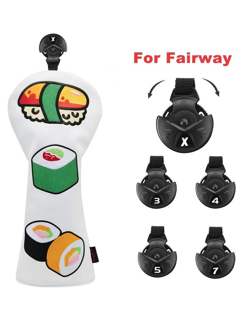 Premium Golf Club Headcovers for Drivers, Fairway Woods, and Hybrids - Perfect for Men, Women, and Kids - 3 Stylish Models Available - Image 4