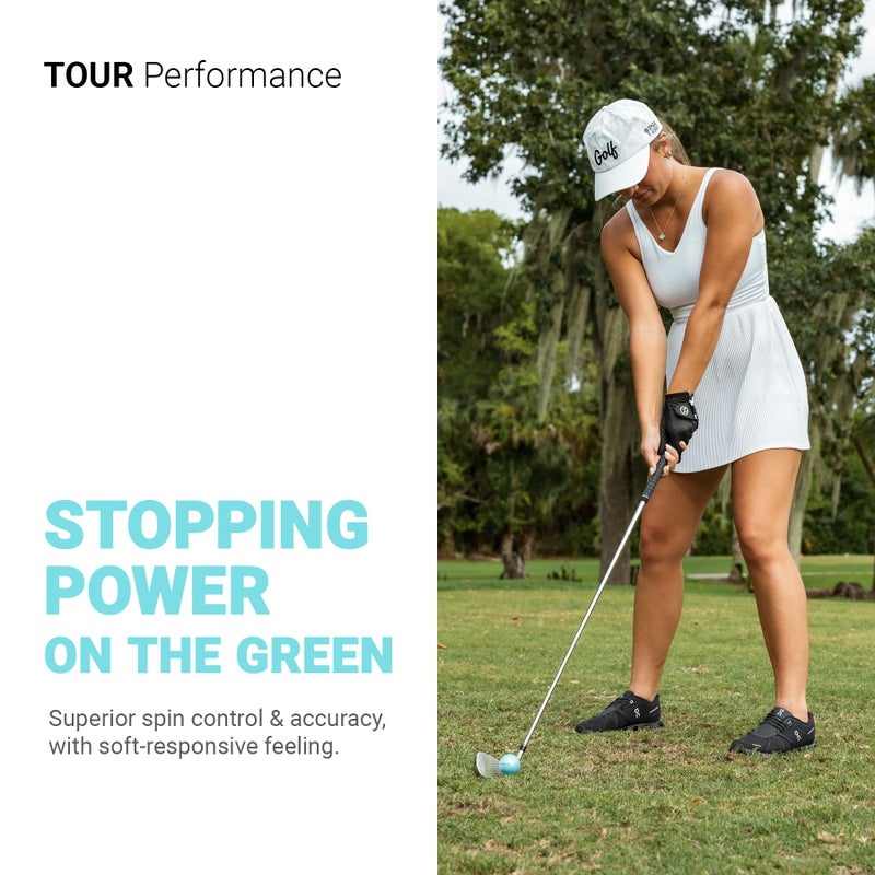 Trust Golf Ball, Aurora ICY Blue, Soft, Distance, Straight Flight, and Easy to Spot, Crystal Urethane Covered, 3-Piece (ICY Blue, 12 Balls) - Image 4