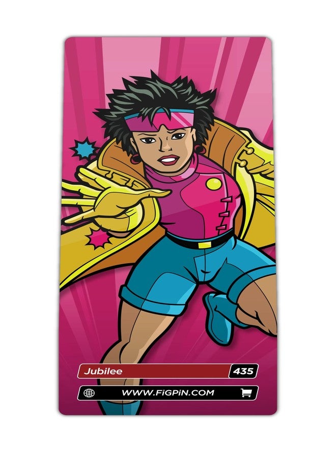 FiGPiN Classic: Jubilee X-Men Animated Series #435 3" Collector Enamel Pin - Image 3
