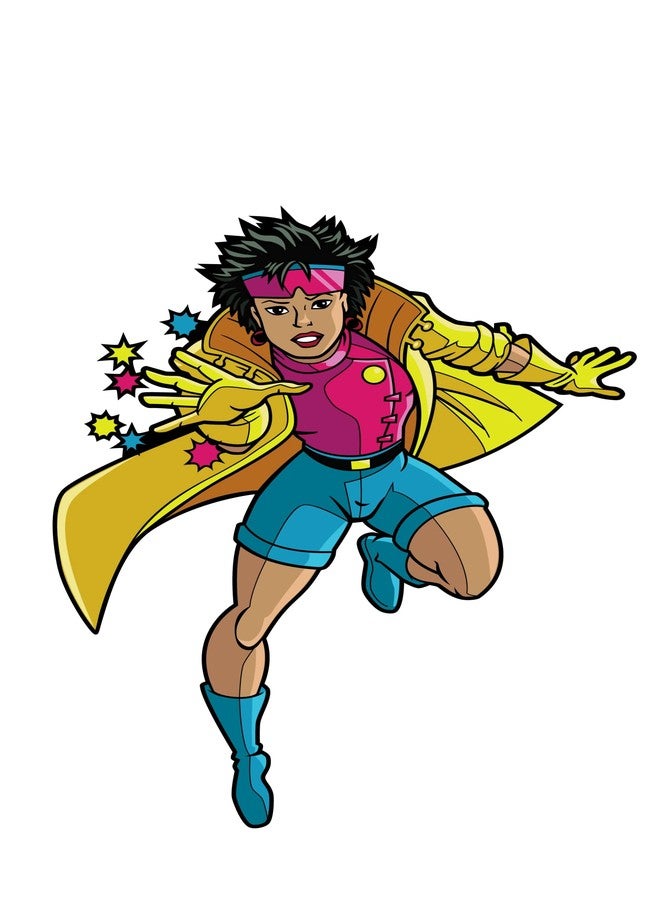 FiGPiN Classic: Jubilee X-Men Animated Series #435 3" Collector Enamel Pin - Image 1