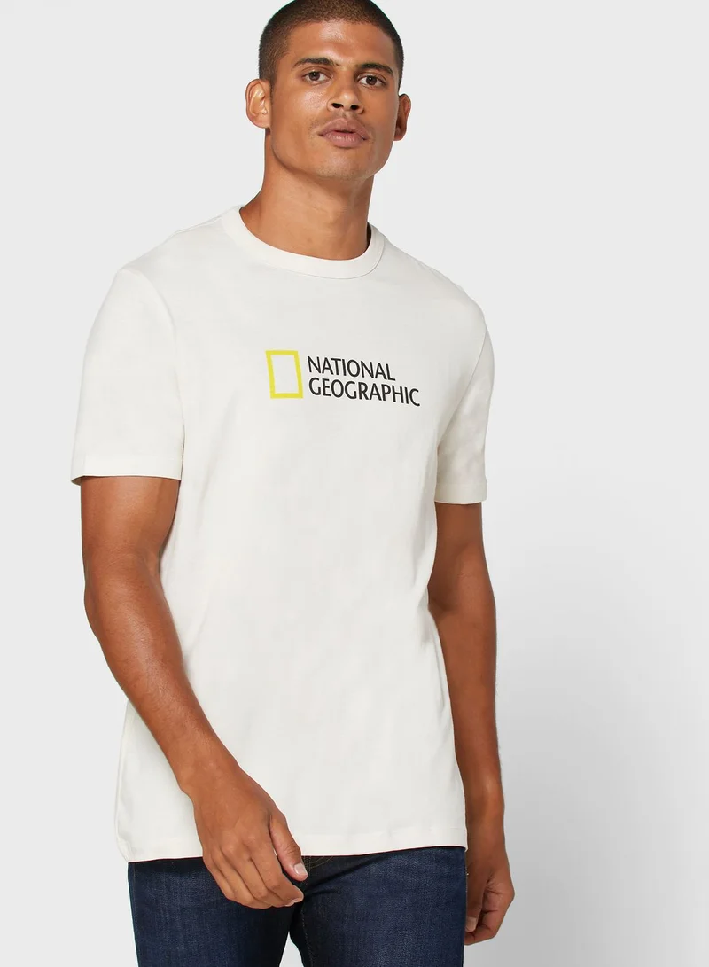 Mango Man National Geographic Crew Neck T-Shirt