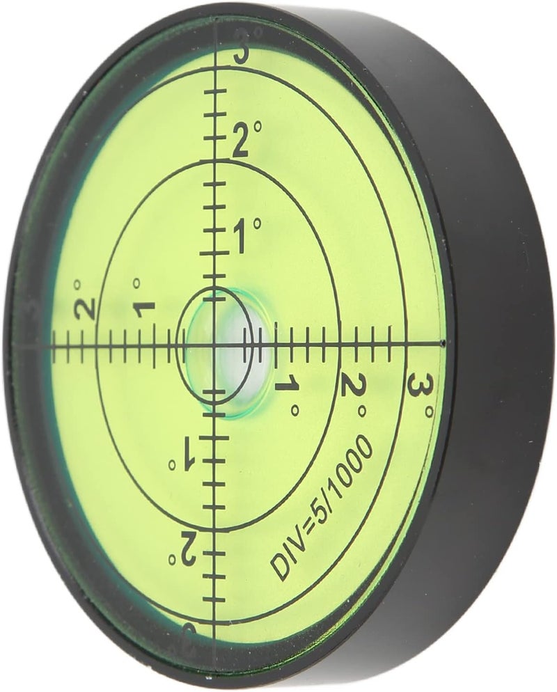 60x12mm High Precision Metal Circular Bubble Level, Shock Spirit Level with 15' Sensitivity, Durable Alloy Round Bubble Level for Machine Tools and Precision Instruments - Image 4