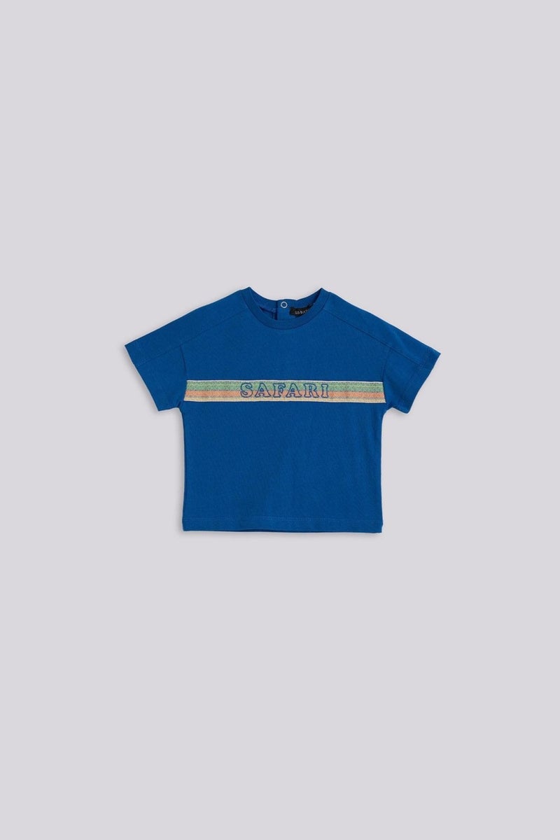 GB Baby Bg Store Baby Boy Navy Blue T-shirt - Image 1