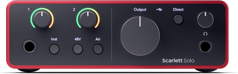 Focusrite Scarlett Solo 4th Gen USB Audio Interface, for the Guitarist, Vocalist, or Producer — High-Fidelity, Studio Quality Recording, and All the Software You Need to Record - Image 2