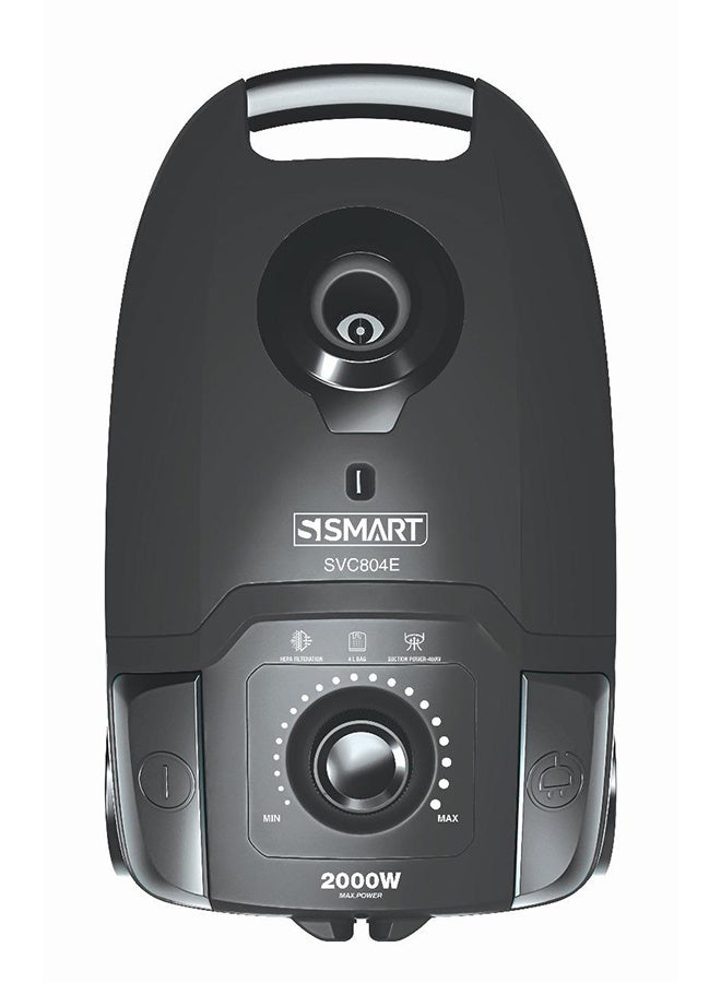 أس سمارت سمارت مكنسة كهربائية, 2000 واط, أسود - SVC804E - Image 2