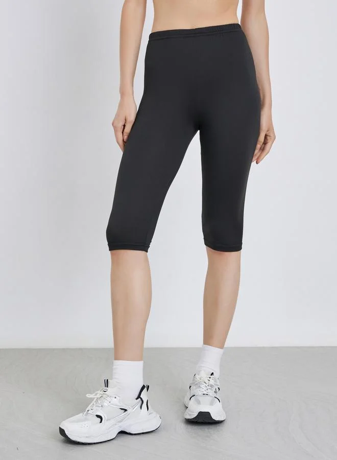 Take Two Take Two Women Black Capri Leggings