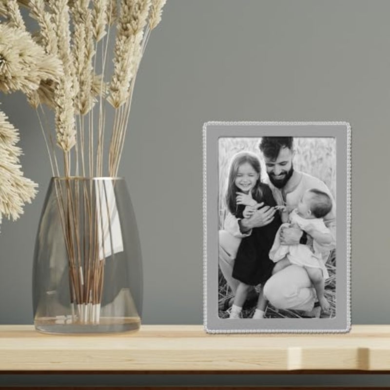 710746 Silver Metal 6.54-Inch x 4.57-Inch Picture - Image 2