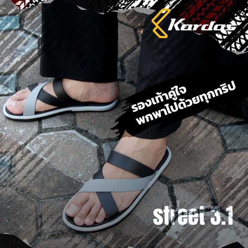Thailand Original Imported Anti-Slip Waterproof Casual Beach Flip-Flops with Tire Sole - Image 3