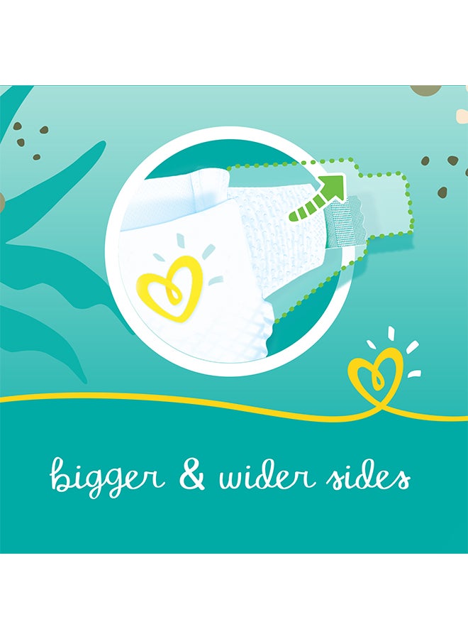 بامبرز حفاضات بيبي دراي، مقاس 4، وزن 9-14 كجم، صندوق التوفير العملاق، حماية من التسرب بنسبة تصل إلى 100 % ومدة تتجاوز 12 ساعة من 120 قطعة مع كريم مرطب بمستخلص نبات الصبّار - Image 5