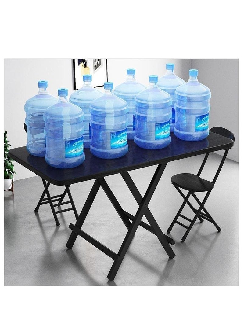 Foldable Dining Table Portable Folding Camping Table White 100cm