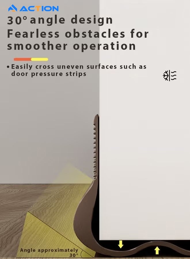 ACTION 1 Pack Under Door Draft Stopper, Home Improvement, 93cm Weather Stripping Door Seal, Bottom Of Door Sweep, Blocker Noise Dust Insulation Draft Guard, White - Image 4