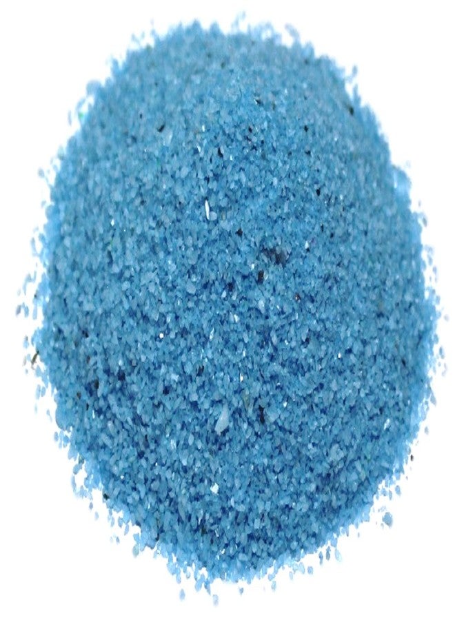 DS1 Sand for Aquarium, Rangoli, Sugar Sand for Vase, Table, Garden, Terrariums, SkyBlue (900 gm) - Image 1