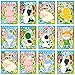 DaiUni 24 Sheets 82759 Make Your Own Farm Animals Stickers for Kids Toddlers Make a Face Stickers for Kids Party Favors Activities - Image 2
