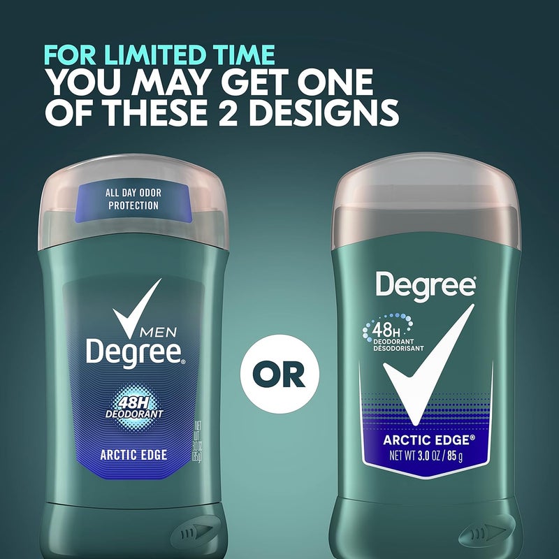 Degree Men Extra Fresh Deodorant Arctic Edge 3 oz (6 Pack) - Image 3