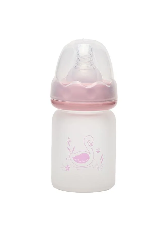 Babies & More Babies & More Baby Pink Shatterproof Glass Feeding Bottle 60ml