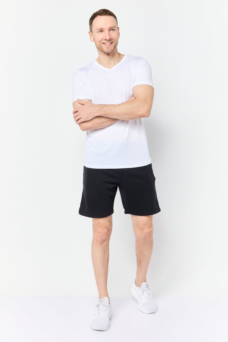 DOCKERS Men Plain Basic Shorts, Black - Image 4