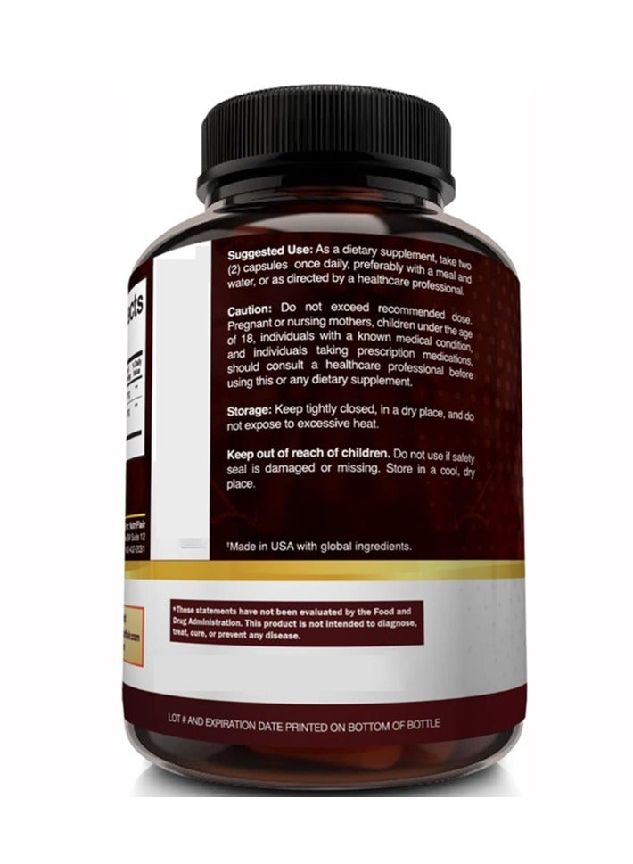 Premium Berberine Hcl 1200Mg, 120 Capsules - Plus Pure True Ceylon Cinnamon - Berberine Hci Root Supplement Pills - Image 2