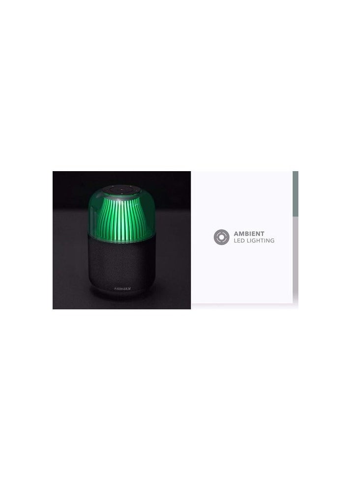Momax - SPACE SPEAKER BS1D - Black ( Includes 2 Speakers) - Image 1
