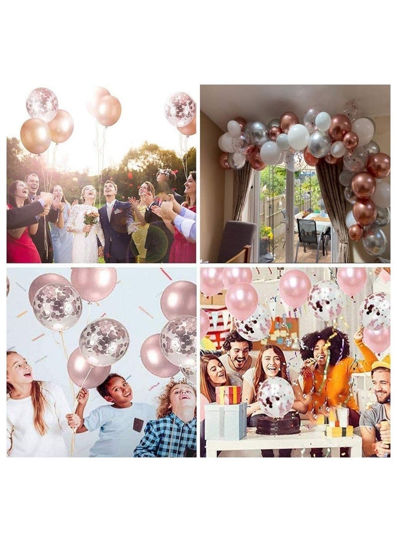 DUNISO 95pcs Multicolor Balloon Garland Arch Kit Pink and White Latex Party Balloons Set For Baby Birthday Wedding Party Background Decorations - Image 5