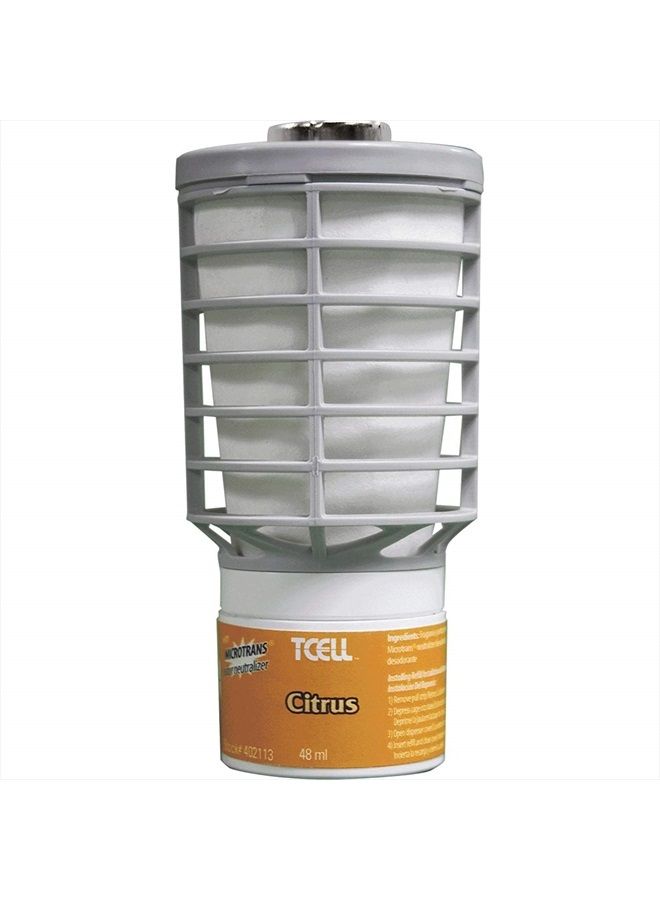 Rubbermaid Commercial Products-FG402113 TCell Air Freshener Refill, Citrus, Refreshing Scent, Odor Neutralizing - Image 1