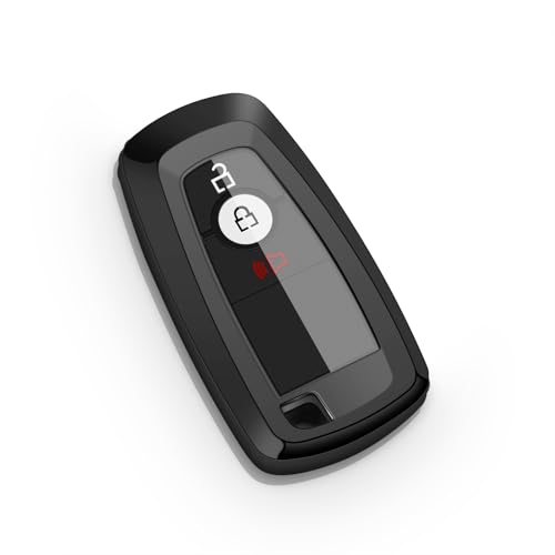 ZSPDACC Car Key Fob Cover Compatible with Ford Bronco Edge Escape EcoSport Fusion 3 Buttons car Key Case Holder Protector Accessories 2022 2023 2024 2025 2026 - Image 1