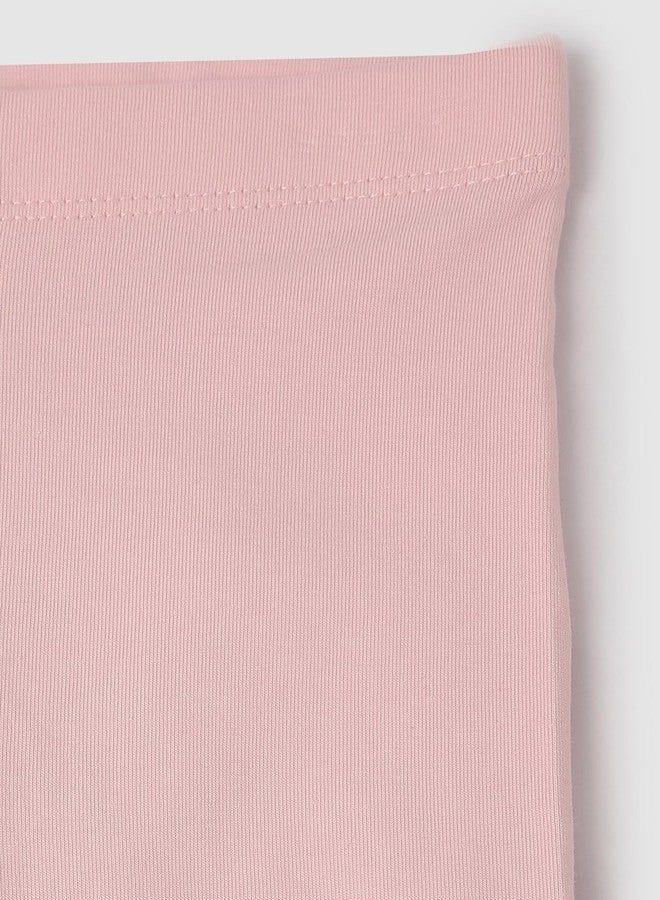 ماكس شورت ركوب الدراجات للبنات من ماكس، لون وردي فاتح، مقاس 12-18 شهرًا - Image 4