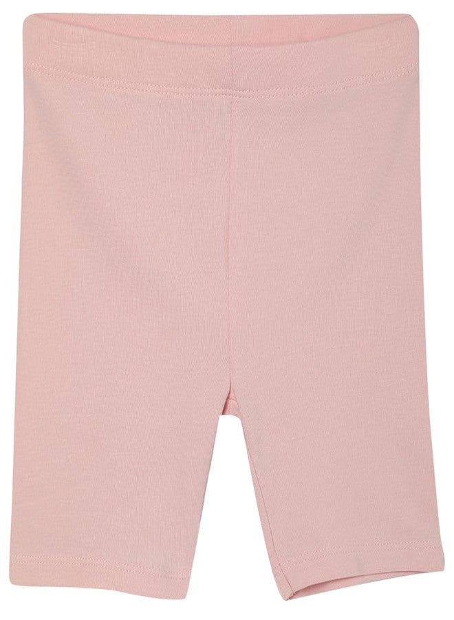 ماكس شورت ركوب الدراجات للبنات من ماكس، لون وردي فاتح، مقاس 12-18 شهرًا - Image 1