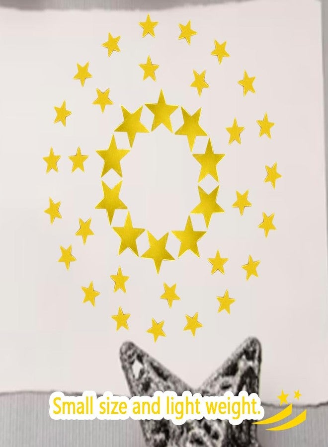 Hocansen 60g Stars Glitter Confetti 6mm+10mm Metallic Foil Star Sequins Gold Table Confetti for Wedding Party Decorations (Gold/ZX) - Image 4