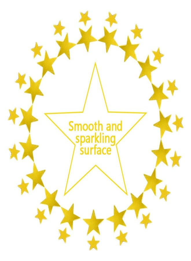 Hocansen 60g Stars Glitter Confetti 6mm+10mm Metallic Foil Star Sequins Gold Table Confetti for Wedding Party Decorations (Gold/ZX) - Image 3