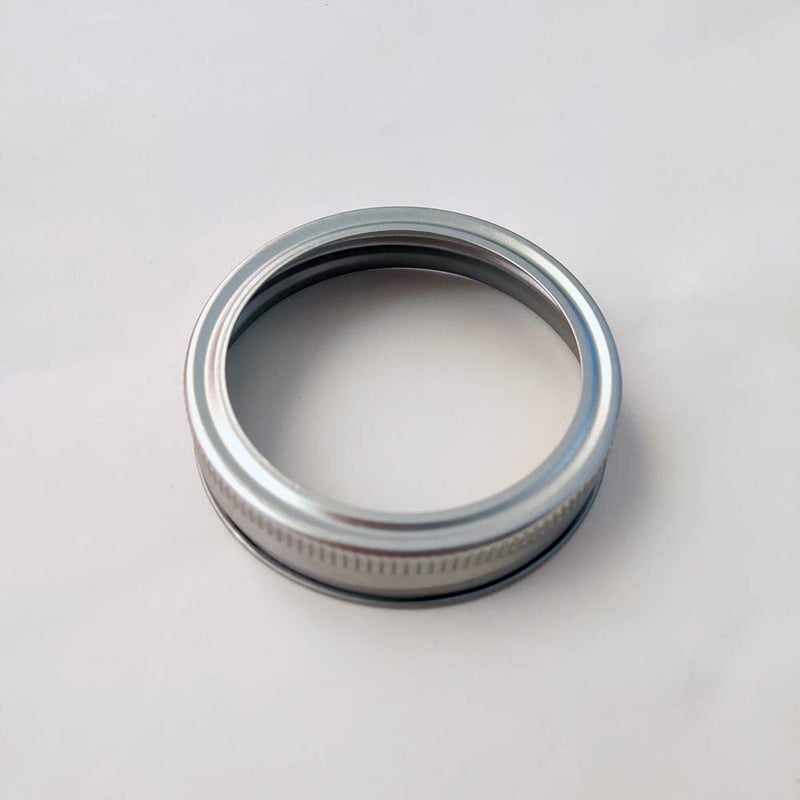 Tyesmer 20Pcs Rust Resistant Silver Mason Jar Replacement Rings 87Mm Wide Mouth Mason Jar Bands Silver Canning Jar Band For Mason Jar Canning Lids Storage (87Mm Wide Mouth 20Pcs) - Image 5