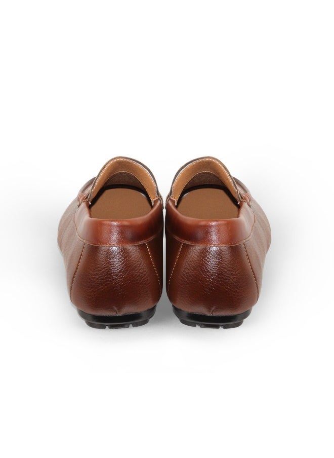 BOTELI Men Slip On Loafers Size 40-45 Brown Boat Shoes For Man  - Image 3