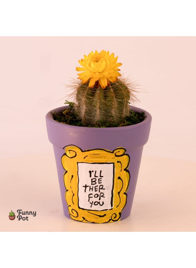 Funny Pot Cactus pottery pot 